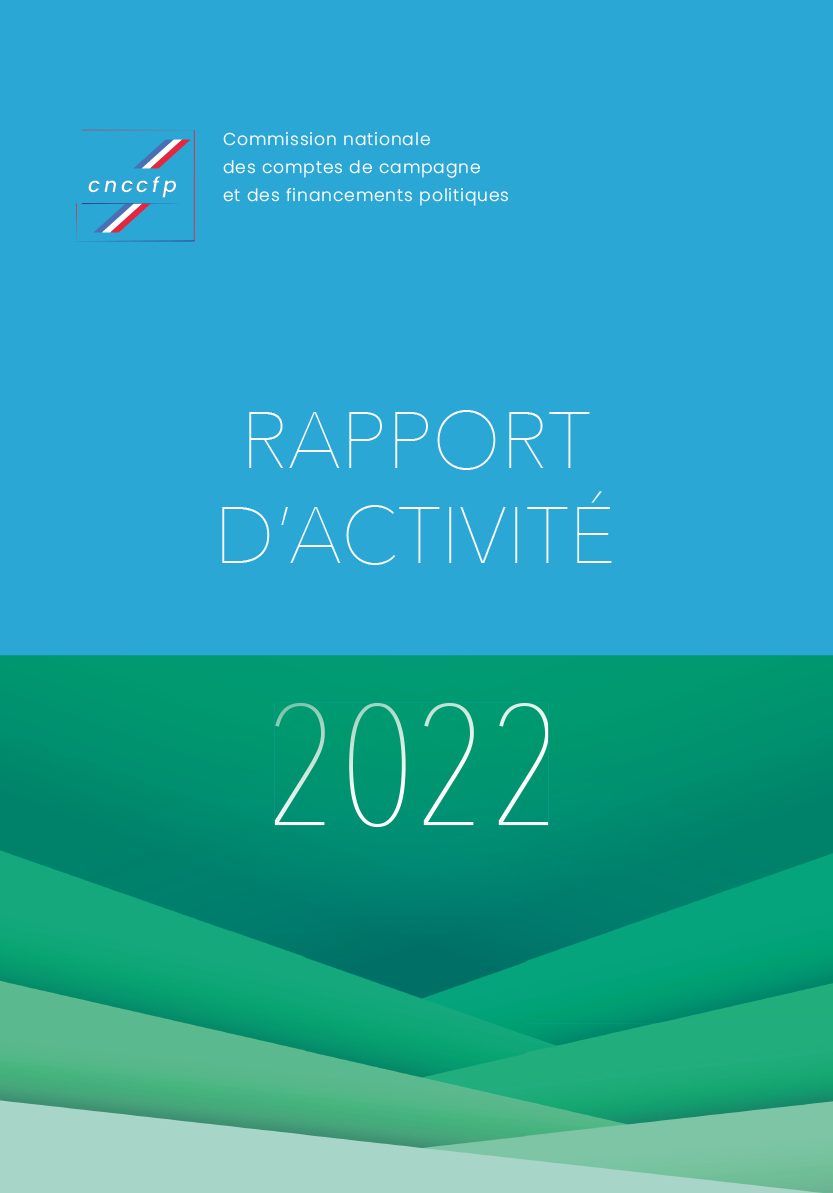 Rapport d'activité 2022 de la CNCCFP - couverture