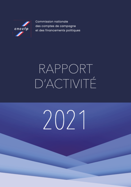 Couverture du Rapport d'activité 2021 de la CNCCFP
